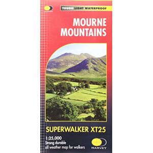 Harvey Map Services Ltd Mourne Mountains (Superwalker XT25) Harvey Map Services Ltd Mourne Mountains (Superwalker XT25)