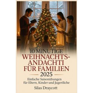 Draycott, Silas 10-minütige Weihnachtsandacht für Familien 2025: Einfache Saisonübungen für Eltern, Kinder, Jugendliche Draycott, Silas 10-minütige Weihnachtsandacht für Familien 2025: Einfache Saisonübungen für Eltern, Kinder, Jugendliche
