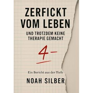 Silber, Noah Zerfickt vom Leben ... und trotzdem keine Therapie gemacht: Ein Buch wie ein Schlag in den Magen und eine Hand auf der Schulter zugleich. Silber, Noah Zerfickt vom Leben ... und trotzdem keine Therapie gemacht: Ein Buch wie ein Schlag in den Magen und eine Hand auf der Schulter zugleich.