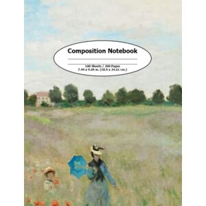 Neko, Shiro Standard College Ruled Composition Book: Claude Monet Cover Series 6/20, The Poppy Field near Argenteuil (1873), Standard 200pg College Ruled ... Monet Cover Series: Composition Notebooks) Neko, Shiro Standard College Ruled Composition Book: Claude Monet Cover Series 6/20, The Poppy Field near Argenteuil (1873), Standard 200pg College Ruled ... Monet Cover Series: Composition Notebooks)
