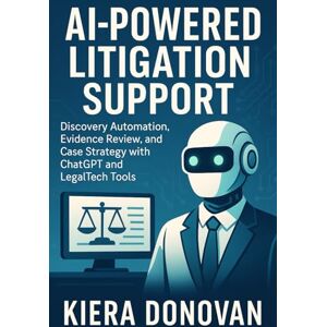 Donovan, Kiera AI-Powered Litigation Support: Discovery Automation, Evidence Review, and Case Strategy with ChatGPT and LegalTech Tools: Automating Discovery, ... with Next-Gen AI Tools for Modern Law Firms Donovan, Kiera AI-Powered Litigation Support: Discovery Automation, Evidence Review, and Case Strategy with ChatGPT and LegalTech Tools: Automating Discovery, ... with Next-Gen AI Tools for Modern Law Firms