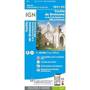 Forêts de Brotonne et du Trait-Maulévrier PNR (1911OT): 1:25000 (TOP 25) Forêts de Brotonne et du Trait-Maulévrier PNR (1911OT): 1:25000 (TOP 25)