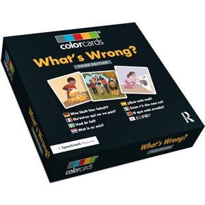 Speechmark What's Wrong?: Colorcards Speechmark What's Wrong?: Colorcards
