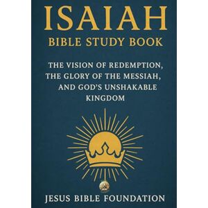 Bible Foundation, Jesus Isaiah Bible Study Book: The Vision of Redemption, the Glory of the Messiah, and God's Unshakable Kingdom Bible Foundation, Jesus Isaiah Bible Study Book: The Vision of Redemption, the Glory of the Messiah, and God's Unshakable Kingdom