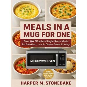 M. Stonebake, Harper MEALS IN A MUG FOR ONE: Over 160 Effortless Single-Serve Meals for Breakfast, Lunch, Dinner, and Sweet Cravings M. Stonebake, Harper MEALS IN A MUG FOR ONE: Over 160 Effortless Single-Serve Meals for Breakfast, Lunch, Dinner, and Sweet Cravings