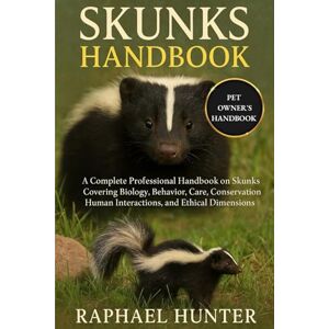 HUNTER, RAPHAEL SKUNKS HANDBOOK: A Complete Professional Handbook on Skunks Covering Biology, Behavior, Care, Conservation, Human Interactions, and Ethical Dimensions HUNTER, RAPHAEL SKUNKS HANDBOOK: A Complete Professional Handbook on Skunks Covering Biology, Behavior, Care, Conservation, Human Interactions, and Ethical Dimensions