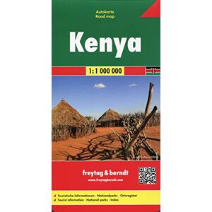 Freytag & Berndt Kenya f&b (r): Wegenkaart 1:1 000 000 Freytag & Berndt Kenya f&b (r): Wegenkaart 1:1 000 000