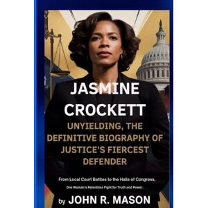 Mason., John R. JASMINE CROCKETT: UNYIELDING, THE DEFINITIVE BIOGRAPHY OF JUSTICE’S FIERCEST DEFENDER: From Local Court Battles to the Halls of Congress, One Woman’s Relentless Fight for Truth and Power. Mason., John R. JASMINE CROCKETT: UNYIELDING, THE DEFINITIVE BIOGRAPHY OF JUSTICE’S FIERCEST DEFENDER: From Local Court Battles to the Halls of Congress, One Woman’s Relentless Fight for Truth and Power.