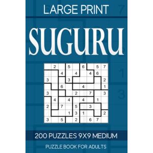 Gurin, Alena Suguru puzzle book for adults Large Print: 200 Puzzles 9x9 Medium Gurin, Alena Suguru puzzle book for adults Large Print: 200 Puzzles 9x9 Medium