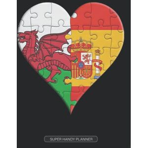 Country Planners, Popini Planner: Welsh Spanish Flag United Heart Jigsaw Puzzle Flags Of Wales Spain Country Planners, Popini Planner: Welsh Spanish Flag United Heart Jigsaw Puzzle Flags Of Wales Spain