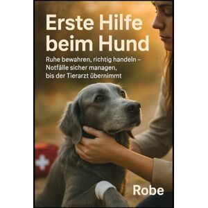 Robe Erste Hilfe beim Hund: Ruhe bewahren, richtig handeln – Notfälle sicher managen, bis der Tierarzt übernimmt Autor – Robe Erste Hilfe beim Hund: Ruhe bewahren, richtig handeln – Notfälle sicher managen, bis der Tierarzt übernimmt Autor –