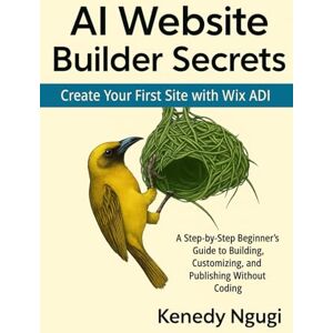 Ngugi, Kenedy AI Website Builder Secrets: Create Your First Site with Wix ADI: A Step-by-Step Beginner’s Guide to Building, Customizing, and Publishing Without Coding (No-Code AI Website Series) Ngugi, Kenedy AI Website Builder Secrets: Create Your First Site with Wix ADI: A Step-by-Step Beginner’s Guide to Building, Customizing, and Publishing Without Coding (No-Code AI Website Series)