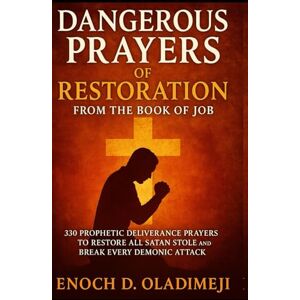 OLADIMEJI, ENOCH D DANGEROUS PRAYERS OF RESTORATION FROM THE BOOK OF JOB: 330 PROPHETIC DELIVERANCE PRAYERS TO RESTORE ALL SATAN STOLE AND BREAK EVERY DEMONIC ATTACK OLADIMEJI, ENOCH D DANGEROUS PRAYERS OF RESTORATION FROM THE BOOK OF JOB: 330 PROPHETIC DELIVERANCE PRAYERS TO RESTORE ALL SATAN STOLE AND BREAK EVERY DEMONIC ATTACK