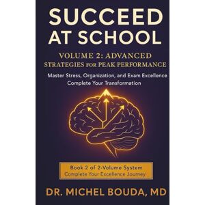 BOUDA, Michel SUCCEED AT SCHOOL: The Scientific Guide to Academic Success TOME 2: ADVANCED STRATEGIES FOR PEAK PERFORMANCE Mastering Stress, Organization, and Exam ... Methods to Transform Failure into Excellence) BOUDA, Michel SUCCEED AT SCHOOL: The Scientific Guide to Academic Success TOME 2: ADVANCED STRATEGIES FOR PEAK PERFORMANCE Mastering Stress, Organization, and Exam ... Methods to Transform Failure into Excellence)