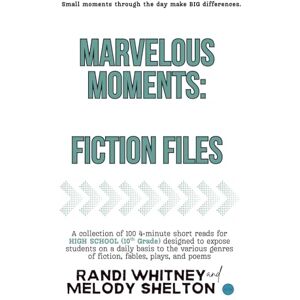 Whitney, Randi Marvelous Moments: Fiction Files Whitney, Randi Marvelous Moments: Fiction Files