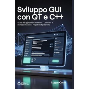 Cater, Logan Sviluppo GUI con Qt e C++: Guida alle applicazioni desktop Costruisci 15 interfacce moderne Progetti multipiattaforma Cater, Logan Sviluppo GUI con Qt e C++: Guida alle applicazioni desktop Costruisci 15 interfacce moderne Progetti multipiattaforma