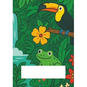 4HG Publishing Rainforest Paradise Primary Composition Notebook K–2 with Picture & Feedback Space: Story Journal with Dotted Midline, Drawing Section, and Handwriting Practice for Kids (7x10) 4HG Publishing Rainforest Paradise Primary Composition Notebook K–2 with Picture & Feedback Space: Story Journal with Dotted Midline, Drawing Section, and Handwriting Practice for Kids (7x10)