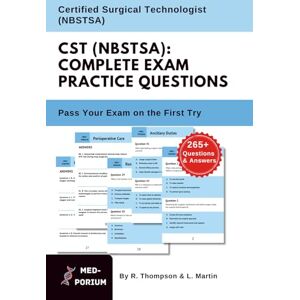 Education, MedPorium Complete CST (NBSTSA) Exam Preparation: 265+ Multiple Choice Questions Education, MedPorium Complete CST (NBSTSA) Exam Preparation: 265+ Multiple Choice Questions