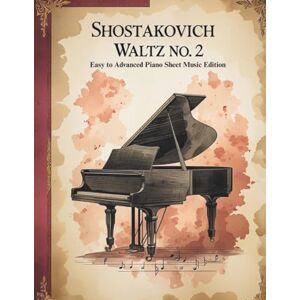Jacob, Oscar Shostakovich Waltz No. 2 Easy to Advanced Piano Sheet Music Edition Jacob, Oscar Shostakovich Waltz No. 2 Easy to Advanced Piano Sheet Music Edition