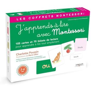Poussin, Charlotte J'apprends à lire avec Montessori: 105 cartes et 70 tickets de lecture pour apprendre à lire tout simplement Poussin, Charlotte J'apprends à lire avec Montessori: 105 cartes et 70 tickets de lecture pour apprendre à lire tout simplement