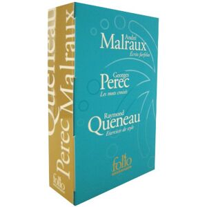 Malraux, André Écrits farfelus Les mots croisés Exercices de style: Réunit Exercices de style ; Ecrits farfelus ; Les mots croisés (3 volumes) Malraux, André Écrits farfelus Les mots croisés Exercices de style: Réunit Exercices de style ; Ecrits farfelus ; Les mots croisés (3 volumes)