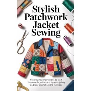 Samuel, Caleb Stylish Patchwork Jacket Sewing: Step-by-Step Instructions to Craft Fashionable Jackets Through Upcycling and Four Distinct Sewing Methods Samuel, Caleb Stylish Patchwork Jacket Sewing: Step-by-Step Instructions to Craft Fashionable Jackets Through Upcycling and Four Distinct Sewing Methods
