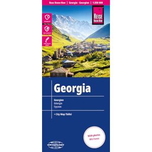 Reise Know How Georgia Map 1:350,000 scale including Tbilisi city map: reiß- und wasserfest (world mapping project) Reise Know How Georgia Map 1:350,000 scale including Tbilisi city map: reiß- und wasserfest (world mapping project)