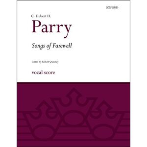 Songs of Farewell: Vocal score Songs of Farewell: Vocal score