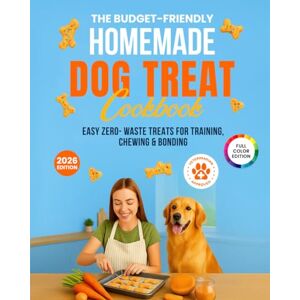 Barker The Budget-Friendly Homemade Dog Treat Cookbook: Vet-Approved Dog Treat Recipes Using Pantry Staples – Easy Zero-Waste Treats for Training, Chewing & ... Homemade Dog Food Cookbook Series) Barker The Budget-Friendly Homemade Dog Treat Cookbook: Vet-Approved Dog Treat Recipes Using Pantry Staples – Easy Zero-Waste Treats for Training, Chewing & ... Homemade Dog Food Cookbook Series)