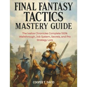 David, Cooper T. FINAL FANTASY TACTICS MASTERY GUIDE: The Ivalice Chronicles Complete 100% Walkthrough, Job System, Secrets, and Pro Strategy Lore David, Cooper T. FINAL FANTASY TACTICS MASTERY GUIDE: The Ivalice Chronicles Complete 100% Walkthrough, Job System, Secrets, and Pro Strategy Lore