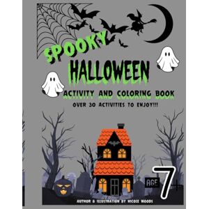 Woods, Nicole Elice Spooky Halloween Children Activity & Coloring Book Woods, Nicole Elice Spooky Halloween Children Activity & Coloring Book