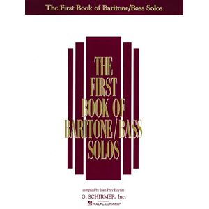Various The First Book Of Baritone/Bass Solos Various The First Book Of Baritone/Bass Solos