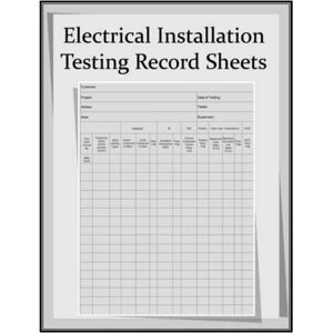 Publishing, D.Pakis Electrical Installation Testing Record Sheets: Electrical Inspection, Inspection Sheets, Electrical Safety Test, Record Sheets, Electrical ... Measurement ( (8.5Χ11 Inches 211 Pages) Publishing, D.Pakis Electrical Installation Testing Record Sheets: Electrical Inspection, Inspection Sheets, Electrical Safety Test, Record Sheets, Electrical ... Measurement ( (8.5Χ11 Inches 211 Pages)