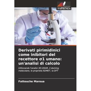 Maroua, Fattouche Derivati pirimidinici come inibitori del recettore σ1 umano: un'analisi di calcolo: Utilizzando l'analisi 3D-QSAR, il docking molecolare, le proprietà ADMET, la DFT Maroua, Fattouche Derivati pirimidinici come inibitori del recettore σ1 umano: un'analisi di calcolo: Utilizzando l'analisi 3D-QSAR, il docking molecolare, le proprietà ADMET, la DFT