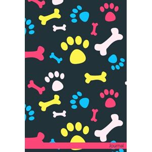 Kreative Journalz Journal: Paw Prints Notebook Journal For Teens and Adults 120 Pages Grey Lines Glossy Cover 6 x 9 In Kreative Journalz Journal: Paw Prints Notebook Journal For Teens and Adults 120 Pages Grey Lines Glossy Cover 6 x 9 In