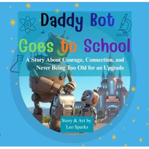 Leo Sparks, Story & Art by Daddy Bot Goes to School: A Story About Courage, Connection, and Never Being Too Old for an Upgrade Leo Sparks, Story & Art by Daddy Bot Goes to School: A Story About Courage, Connection, and Never Being Too Old for an Upgrade