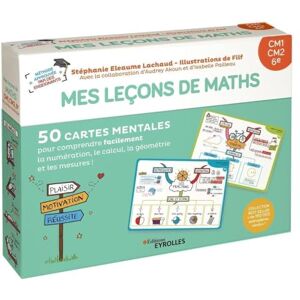 Filf Mes leçons de maths CM1, CM2, 6e: 50 cartes mentales pour comprendre facilement la numération, le calcul, la géométrie et les mesures ! Filf Mes leçons de maths CM1, CM2, 6e: 50 cartes mentales pour comprendre facilement la numération, le calcul, la géométrie et les mesures !