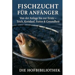 Hofbibliothek, Die Fischzucht für Anfänger: Erfolgreich Fische halten und züchten im Teich oder Kreislauf: Praxisratgeber zu Planung, Wasserqualität, Futter, Gesundheit und nachhaltiger Teichwirtschaft Hofbibliothek, Die Fischzucht für Anfänger: Erfolgreich Fische halten und züchten im Teich oder Kreislauf: Praxisratgeber zu Planung, Wasserqualität, Futter, Gesundheit und nachhaltiger Teichwirtschaft