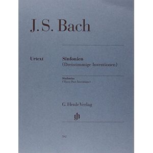 Johann Sebastian Bach Sinfonias (Three Part Inventions) Revised Urtext Edition piano solo sheet music (HN 592) Johann Sebastian Bach Sinfonias (Three Part Inventions) Revised Urtext Edition piano solo sheet music (HN 592)