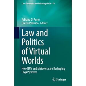 Law and Politics of Virtual Worlds: How NFTs and Metaverse are Reshaping Legal Systems (Law, Governance and Technology Series, 79) Law and Politics of Virtual Worlds: How NFTs and Metaverse are Reshaping Legal Systems (Law, Governance and Technology Series, 79)