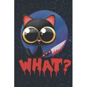 Designs, Onyx Turtle What Evil Cat Notebook: Creepy Kawaii Black Cat Holding A Knife With A Galaxy Background Blank Lined 6x9 Inch Journal Designs, Onyx Turtle What Evil Cat Notebook: Creepy Kawaii Black Cat Holding A Knife With A Galaxy Background Blank Lined 6x9 Inch Journal