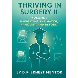 Mentor, D. R. Ernest Thriving in Surgery II, Volume 3: Navigating the Match, Rank List, and Beyond Mentor, D. R. Ernest Thriving in Surgery II, Volume 3: Navigating the Match, Rank List, and Beyond