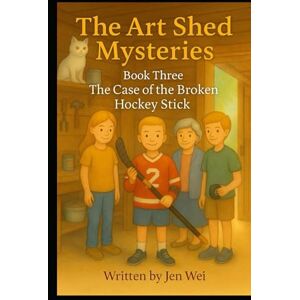 Wei, Jen The Art Shed Mysteries Book Three: The Case of the Broken Hockey Stick Wei, Jen The Art Shed Mysteries Book Three: The Case of the Broken Hockey Stick