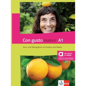 Con gusto nuevo A1 Hybride Ausgabe allango, Kurs- und Übungsbuch mit Audios und Videos: Spanisch für Anfänger. Kurs- und Übungsbuch mit Audios und ... inklusive Lizenzschlüssel allango (24 Monate) Con gusto nuevo A1 Hybride Ausgabe allango, Kurs- und Übungsbuch mit Audios und Videos: Spanisch für Anfänger. Kurs- und Übungsbuch mit Audios und ... inklusive Lizenzschlüssel allango (24 Monate)