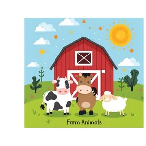 Vasconcelo, Ariane Farm animals: coloring book Vasconcelo, Ariane Farm animals: coloring book