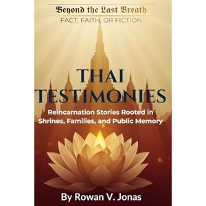 Jonas, Rowan V. THAI TESTIMONIES: Reincarnation Stories Rooted in Shrines, Families, and Public Memory (Beyond the Last Breath: Fact, Faith, or Fiction) Jonas, Rowan V. THAI TESTIMONIES: Reincarnation Stories Rooted in Shrines, Families, and Public Memory (Beyond the Last Breath: Fact, Faith, or Fiction)