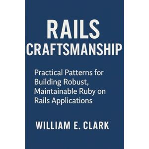 E Clark, William Rails Craftsmanship: Practical Patterns for Building Robust, Maintainable Ruby on Rails Applications E Clark, William Rails Craftsmanship: Practical Patterns for Building Robust, Maintainable Ruby on Rails Applications