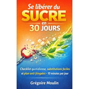 Moulin, Grégoire Se libérer du sucre en 30 jours: Checklist quotidienne, substitutions faciles et plan de secours pour tenir (vraiment) sans volonté héroïque Moulin, Grégoire Se libérer du sucre en 30 jours: Checklist quotidienne, substitutions faciles et plan de secours pour tenir (vraiment) sans volonté héroïque