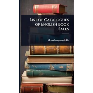 List of Catalogues of English Book Sales List of Catalogues of English Book Sales