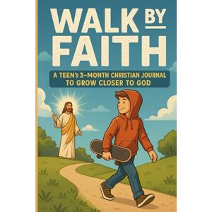 Books, BrightLine Walk by Faith: A Teen’s 3-Month Christian Journal to Grow Closer to God: 90 Days to Build Strength, Purpose & Real-Life Faith — A Prayer Notebook for Teenagers, Boys, Ready to Level Up Books, BrightLine Walk by Faith: A Teen’s 3-Month Christian Journal to Grow Closer to God: 90 Days to Build Strength, Purpose & Real-Life Faith — A Prayer Notebook for Teenagers, Boys, Ready to Level Up